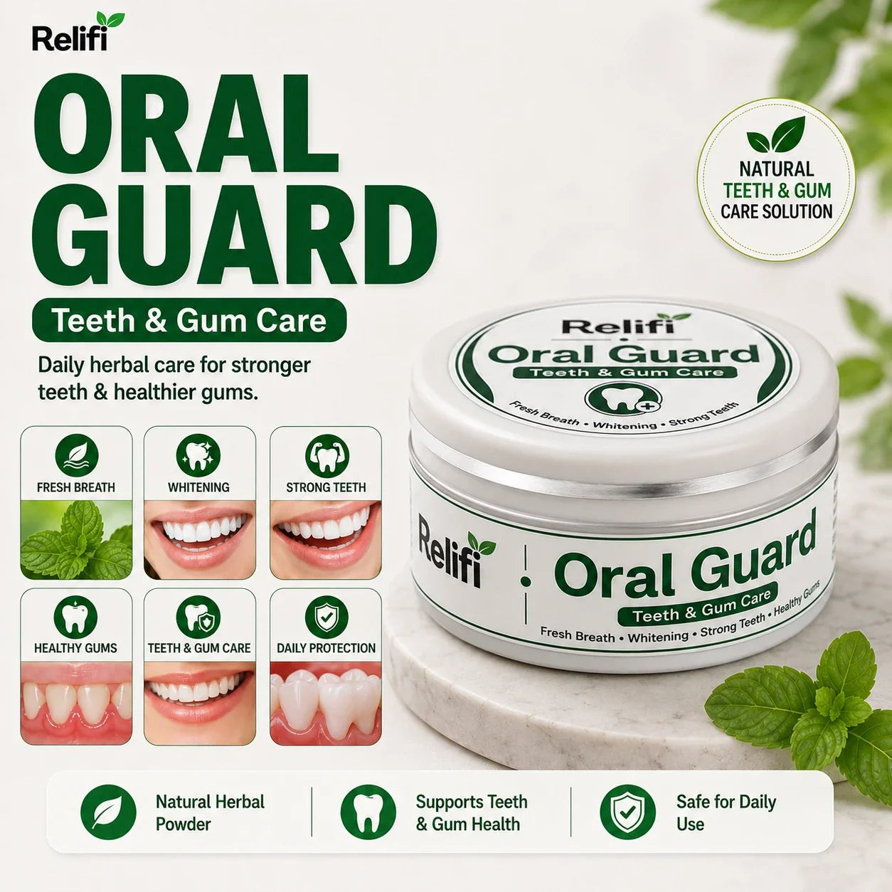 Relifi Oral Guard – Teeth & Gum Care