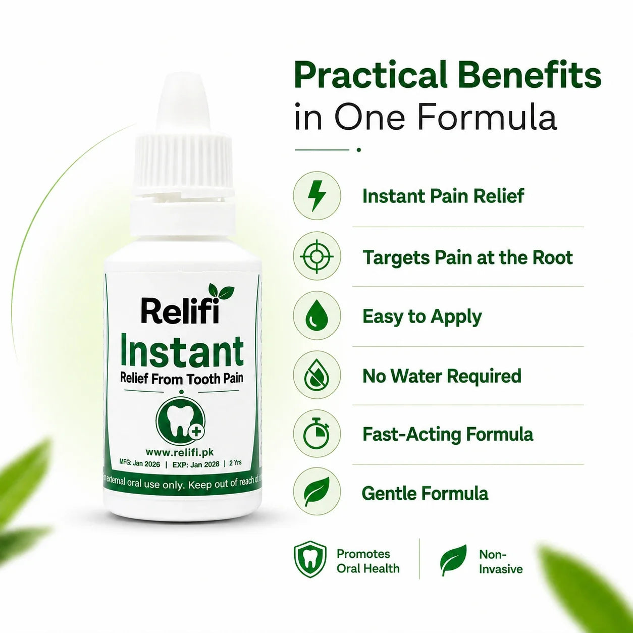 Relifi Instant Tooth Pain Relief