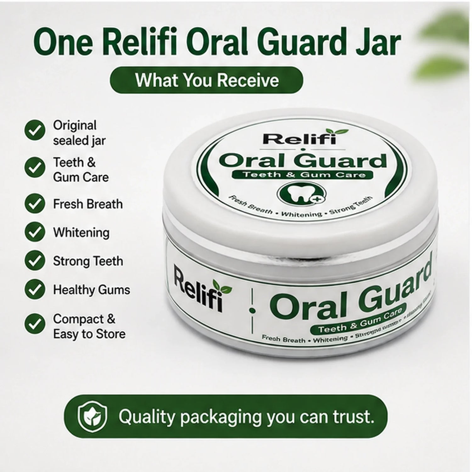 Relifi Oral Guard – Teeth & Gum Care